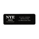 Search for new years eve party return address labels Elegant