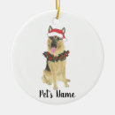 Search for german shepherd christmas decor Watercolor