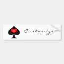 Search for red heart bumper stickers Black