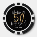 Search for gold poker chips Black and gold