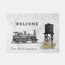 Search for water tower decor Train