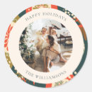 Search for red ornament stickers Vintage