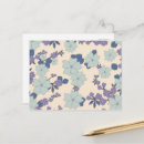 Search for purple flower pattern postcards Bohemian