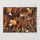 Search for colourful bird art postcards Birds