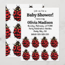 Search for insect baby shower invitations Ladybug