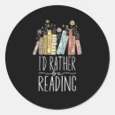 Search for funny reading stickers Quote