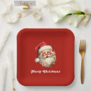Search for santa paper plates Retro