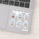 Recherche de mood autocollants Réseau de dessins animés