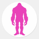 Search for sasquatch stickers Pink