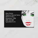 Recherche de yeux verts cartes visite Visage