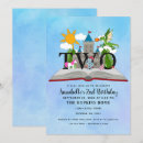 Search for dragons and unicorns invitations Fairytale