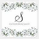Search for eucalyptus stickers Elegant simple rustic