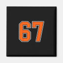 Search for jersey number magnets Six seven