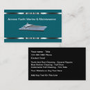 Search for yacht business cards Repair