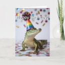 Search for crocodile birthday cards Party