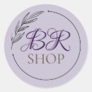Recherche de logo monogramme autocollants Monogramme professionnel élégant