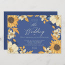 Search for blue and sunflower wedding invitations Country