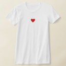 Search for red heart tshirts Modern