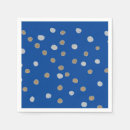 Search for silver and gold napkins Blue