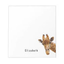 Search for giraffe notepads Cute