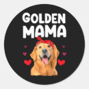 Search for golden retriever mom stickers Funny