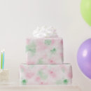 Search for pink and green wrapping paper For her