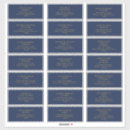 Search for royal blue and gold wedding stickers For her