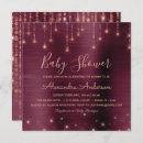 Search for maroon baby shower invitations Elegant