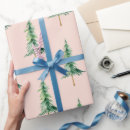 Search for pastel pink christmas wrapping paper Watercolor