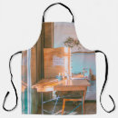 Search for wooden aprons Illustration