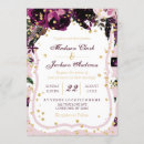 Recherche de purple floral wedding invitations Couple