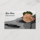 Search for guitar lessons business cards Private music lessons