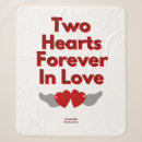 Search for heart love blankets I love you
