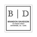 Search for monogrammed monogram initial letter rubber stamps Classic