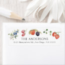 Search for lovely return address labels Watercolor