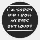 Search for rolling eyes stickers Sorry