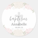 Search for pink and ivory stickers Baptism