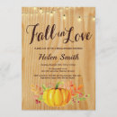 Search for rustic fall bridal shower invitations Fall in love