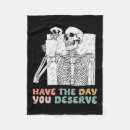 Search for day of the dead blankets Black and white