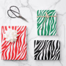 Search for zebra christmas wrapping paper Black and white