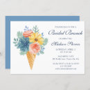 Search for bridal brunch wedding invitations Floral