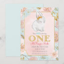 Search for some bunny is turning one 1st birthday invitations Party