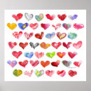 Search for multicolor hearts posters Pink