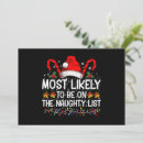 Search for naughty santa invitations Party