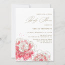 Search for peonies baby shower invitations Elegant