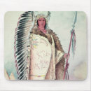 Recherche de chef indien tapis souris Coiffe