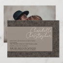 Search for brown engagement party invitations Botanical