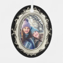 Search for oval ornaments Black and white