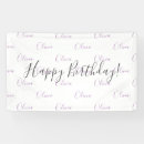 Search for purple banners Happy birthday