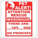 Search for emerging stickers Pet alert